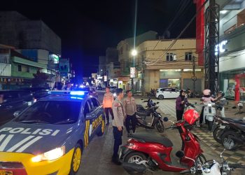 Patroli Blue Light Polsek KPN, Upaya Cipta Kondisi Monitoring dan Antisipasi Gangguan Kamtibmas