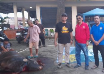 Dihadiri Ketua DPRD Makassar, Ibu Fatma Bagi Kurban di Manggala