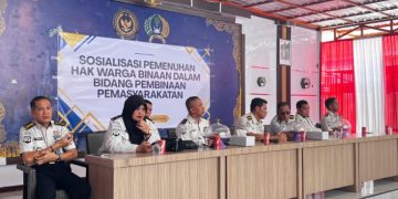 Bidang Pembimbingan Kemasyarakatan Kanwil Ditjenpas Sulsel Gelar Sosialisasi Pemenuhan Hak WBP di Lapas Parepare