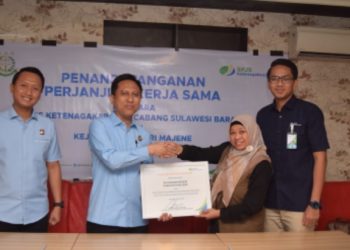 Perkuat Sinergi, BPJS Ketenagakerjaan Sulbar dan Kejaksaan Negeri Majene Perpanjang Kerja Sama Penanganan Masalah Hukum