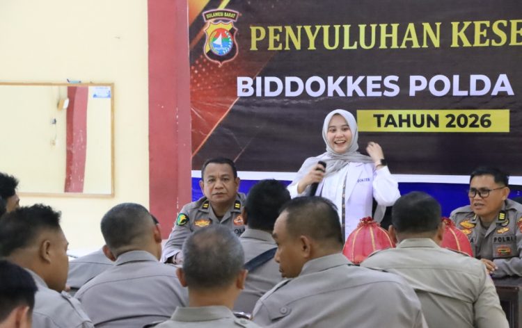 Peduli Kesehatan Personel, Bid Dokkes Polda Sulbar Gelar Penyuluhan Jantung dan Hipertensi di Polres Majene
