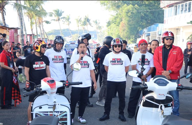 Wali Kota Parepare Apresiasi Rider Mods Mayday yang Tertib Berlalu Lintas