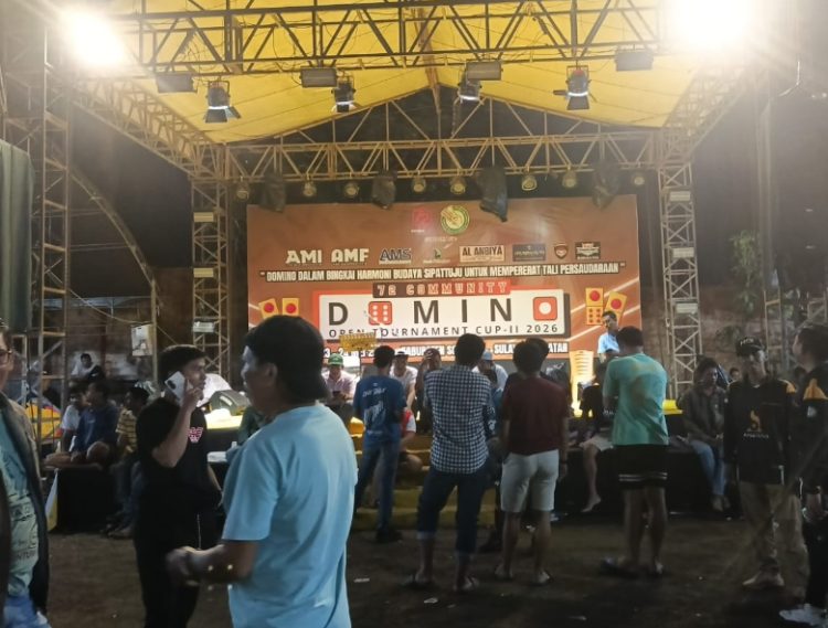 Heboh! Turnamen Domino di Soppeng Diserbu Ribuan Peserta, UMKM Bisa Jualan Gratis