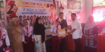SD Negeri 24 Saleppa Gelar Penamatan Kelas VI, Seluruh Siswa Lulus 100%