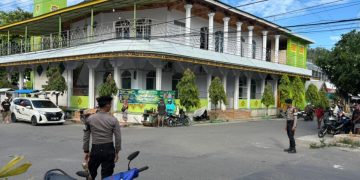 Patroli Samapta Polres Majene Sasar Jalan Protokol dan Pasar Sentral, Persempit Ruang Gerak Pelaku Kejahatan dan Premanisme