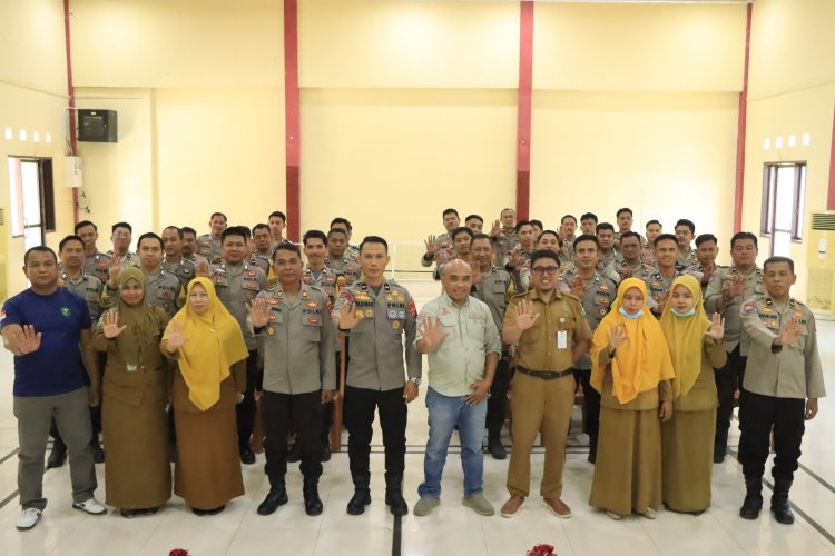 Ditbinmas Polda Sulbar Laksanakan Sosialisasi Penanganan Penyakit Tuberkulosis Kepada Bhabinkamtibmas Jajaran Polres Majene