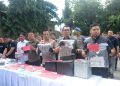 Ditreskrimum Polda Sulsel Gelar Konferensi Pers Pengungkapan Tindak Pidana Pencurian dengan Pemberatan dan Penadahan