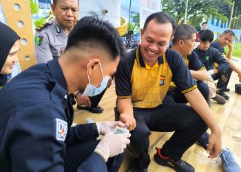 Sambut Hari Bhayangkara ke-80, Polres Majene Gelar Cek Kesehatan Gratis