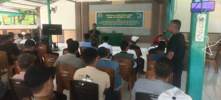 Kodim 1401/Majene Gelar Pembinaan Jaring Mitra Karib Tahun 2026